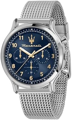 مازيراتي ساعة يد ايبوكا للرجال اصدار محدود، كرونوغراف، ساعة كوارتز - R8873618022، بمينا بلو صن راي، بسوار فضة اشتري اون لاين بأفضل الاسعار في السعودية - سوق.كوم الان اصبحت امازون السعودية